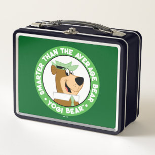 Yogi Bear Smiling Portrait Metal Lunch Box