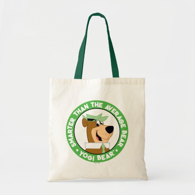 Yogi Bear Smiling Portrait Tote Bag (Front)