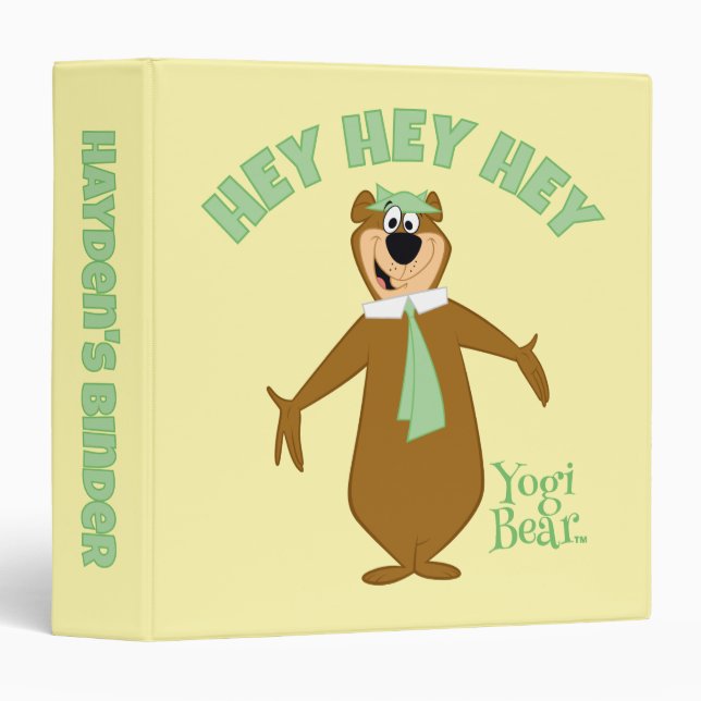 Yogi Bear Welcome Binder (Front/Spine)