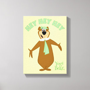 Yogi Bear Welcome Canvas Print