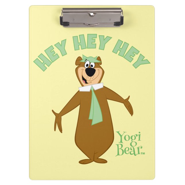 Yogi Bear Welcome Clipboard (Front)