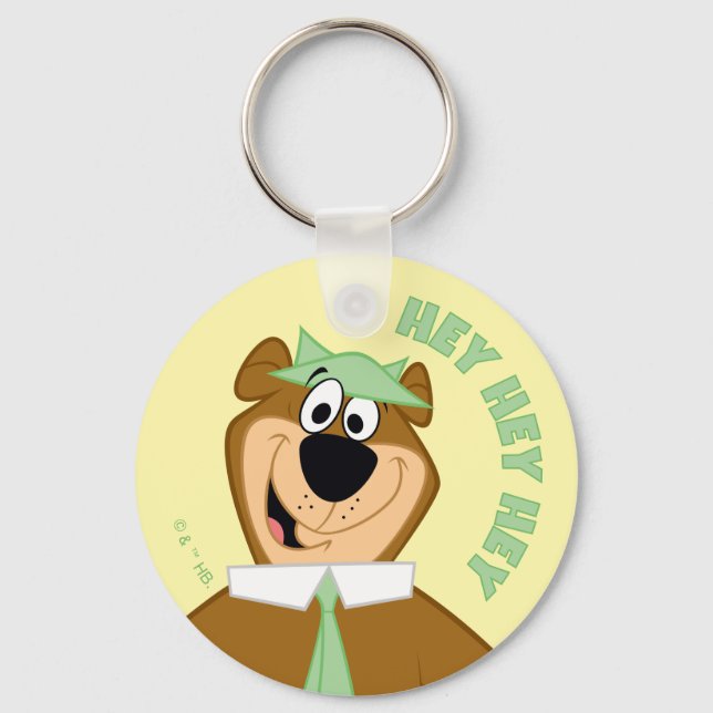 Yogi Bear Welcome Keychain (Front)