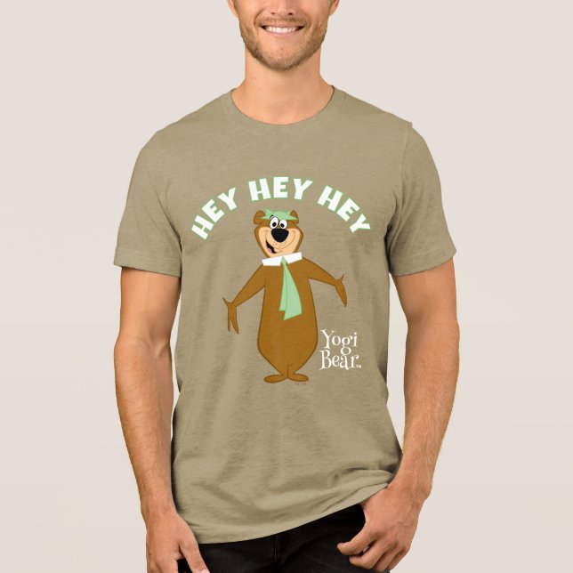 Yogi Bear Welcome Tri-Blend Shirt (Front)