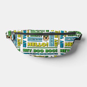 Yogi Bear's Picnic Quotes & Fun Phrases Pattern Fanny Pack