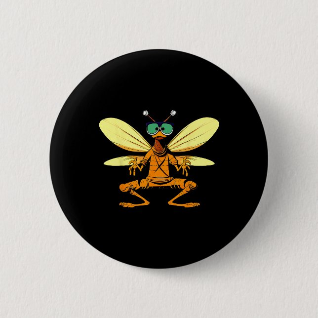 Yogi Bow Tie _1  2 Inch Round Button (Front)