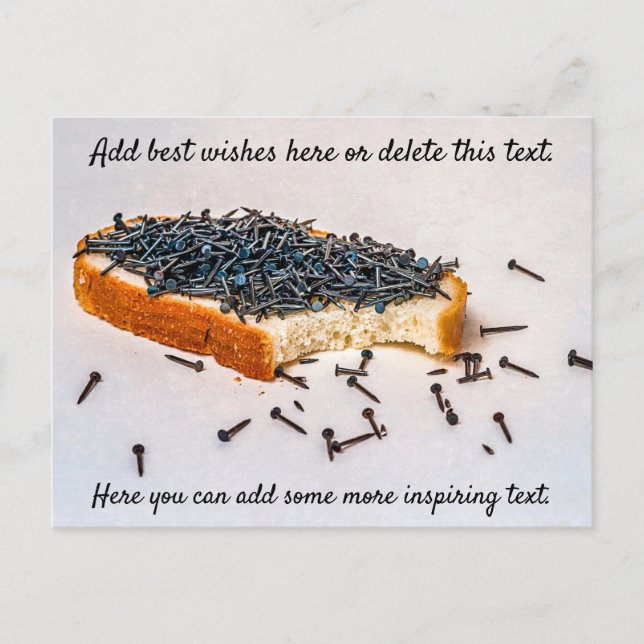 Yogi Breakfast funny sandwich Postcard (Front)
