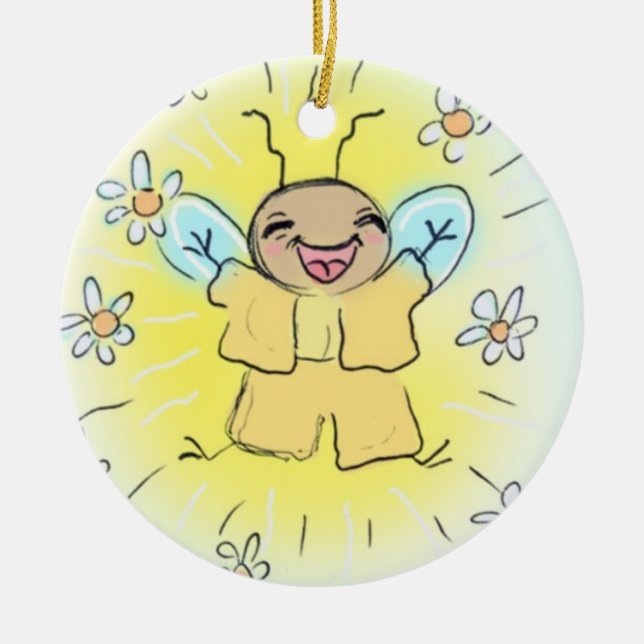 Yogi Firefly Ornament (Front)
