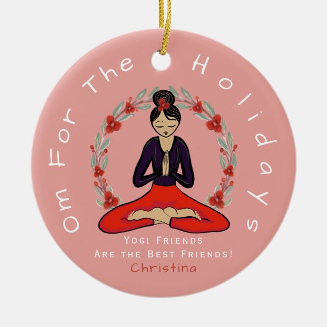 Yogi Friends are the Best Friends Ornament (Front)