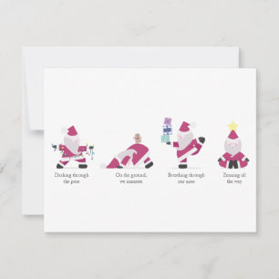  Yogi Père Noël Funny Yoga Pun Noël Carte