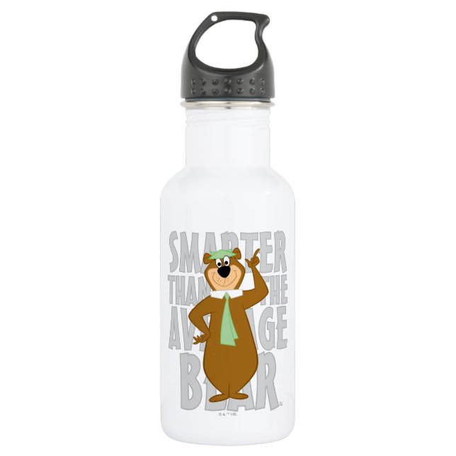 Yogi "Smarter Than The Average Bear" 532 Ml Water Bottle (Front)
