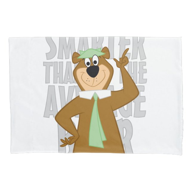 Yogi "Smarter Than The Average Bear" Pillowcase (Front)