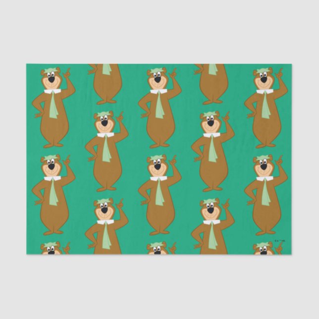 Yogi "Smarter Than The Average Bear" Tissue Paper (Front)