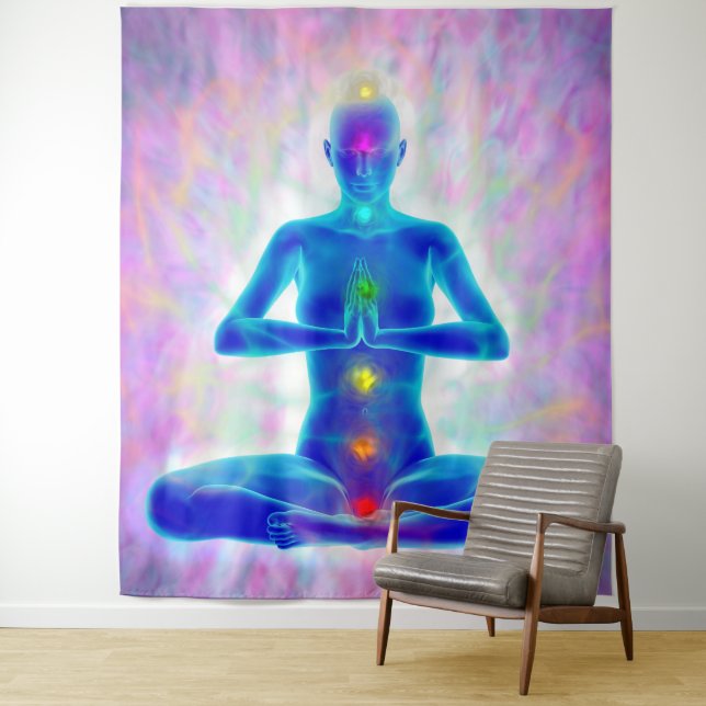 yogi,yoga,the chakra system, energy,chi,aura,heali tapestry (In Situ)