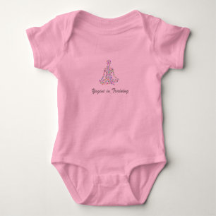 #Yogini in Training baby tutu Bodysuit
