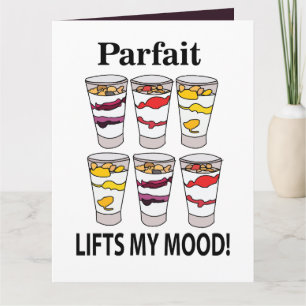 Yogurt Parfait Cold Sweet Fruit Dessert Card