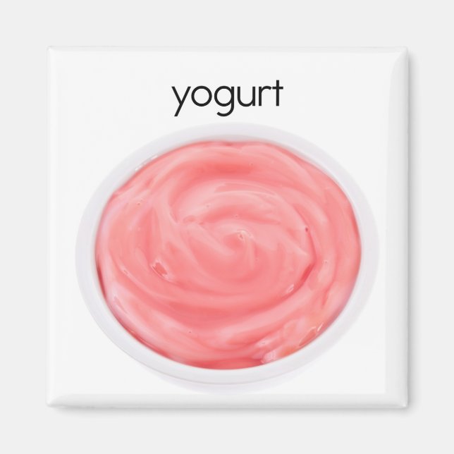 Yogurt Refrigerator Magnet (Front)