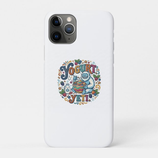Yogurt Yeti, T-Shirt desgion Case-Mate iPhone Case (Back)
