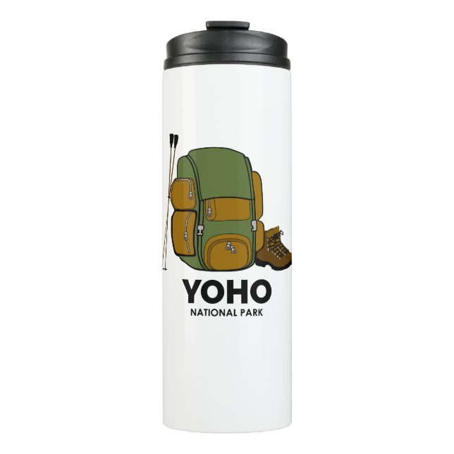 Yoho National Park Backpack Thermal Tumbler (Front)