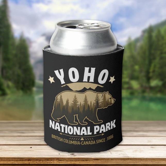 Yoho National Park Bear Design – British Columbia  Can Cooler (Creator Uploaded)
