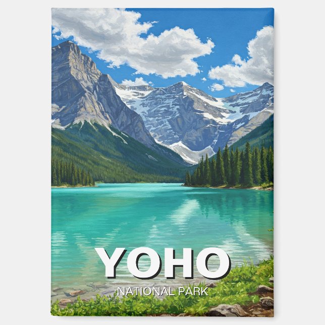 Yoho National Park Canada Magnet (Front)