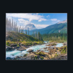 Yoho National Park, Canada Postcard<br><div class="desc">Yoho National Park is a national park of Canada. It is located within the Rocky Mountains along the western slope of the Continental Divide of the Americas in southeastern British Columbia, bordered by Kootenay National Park to the south and Banff National Park to the east in Alberta. The word Yoho...</div>