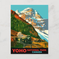 Yoho National Park, Canda. Steam train railway