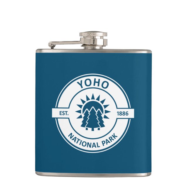 Yoho National Park Hip Flask (Front)