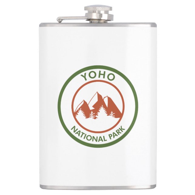 Yoho National Park Hip Flask (Front)