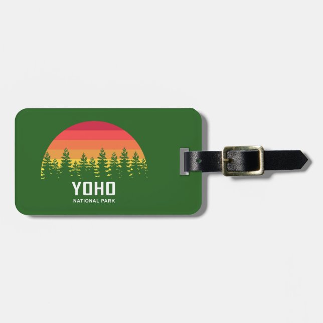 Yoho National Park Luggage Tag (Front Horizontal)