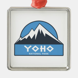 Yoho National Park Metal Ornament