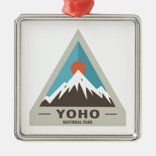 Yoho National Park Metal Ornament