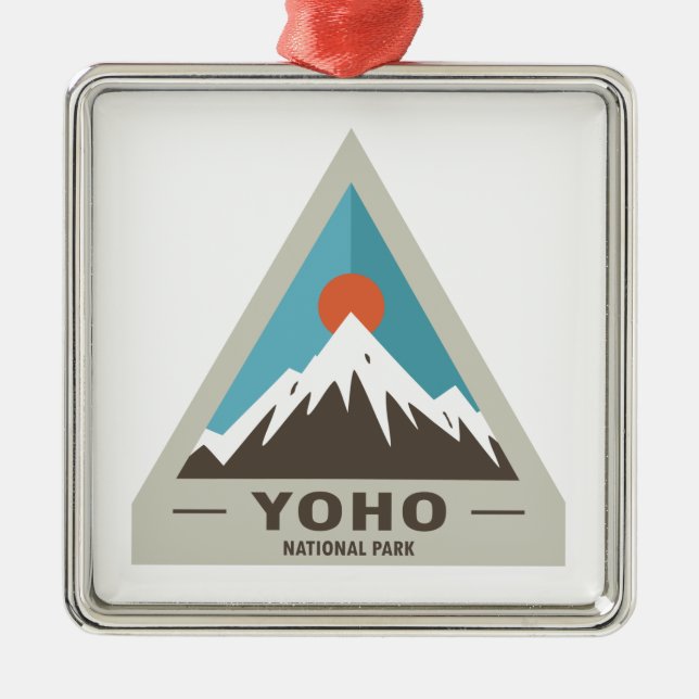 Yoho National Park Metal Ornament (Front)