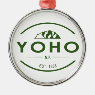 Yoho National Park Metal Ornament