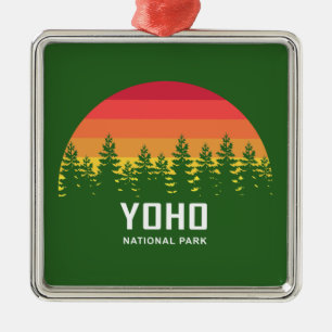Yoho National Park Metal Ornament