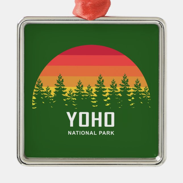 Yoho National Park Metal Ornament (Front)