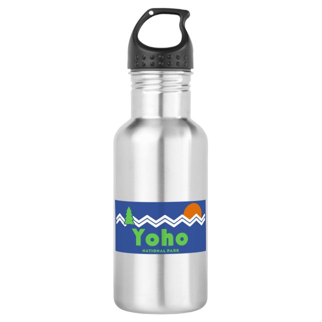 Yoho National Park Retro 532 Ml Water Bottle (Front)