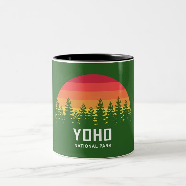 Yoho National Park Two-Tone Coffee Mug (Center)