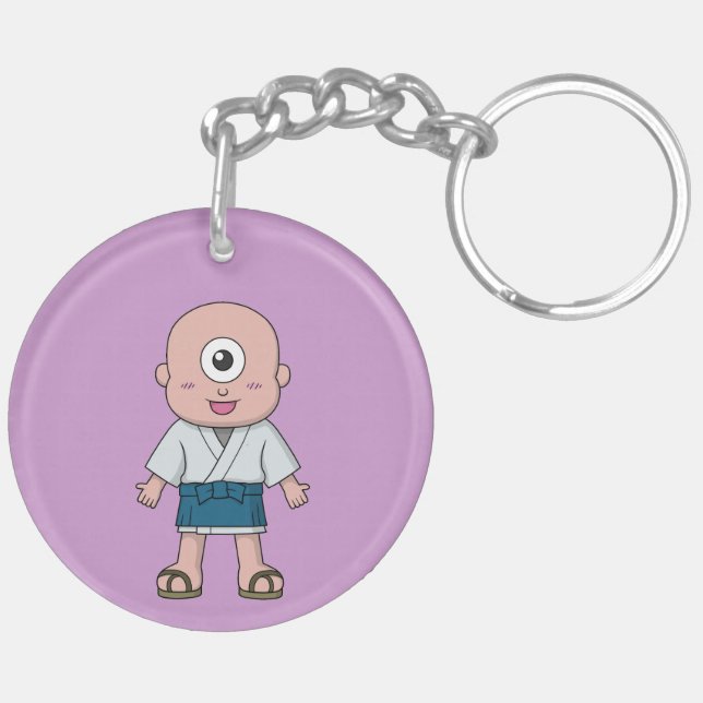 Yokai Hitotsume-kozou (One-Eyed Kid) Keychain (Back Left)