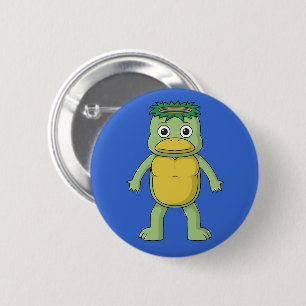 Yokai Kappa (River Imp) 2 Inch Round Button