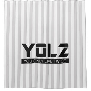 YOL2 You Only Live Twice Quote Black on any Colour