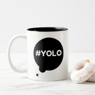 YOLO black 325 ml Mug