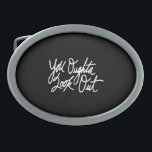 YOLO by Love Me Oval Belt Buckle<br><div class="desc">© Lonely Island Technologies.</div>