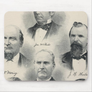 Yolo Co lithographed portraits Mouse Pad