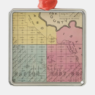 Yolo County 3 Metal Ornament