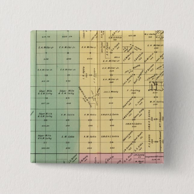 Yolo County 4 2 Inch Square Button (Front)