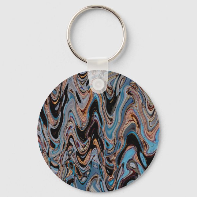 Yolo County Fair Abstract 2, 2017  | SVP Images Keychain (Front)