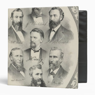 Yolo County lithographed portraits Binder