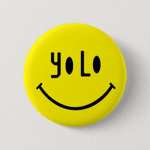 Yolo Face 2 Inch Round Button