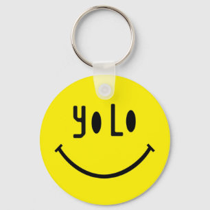 Yolo Face Keychain