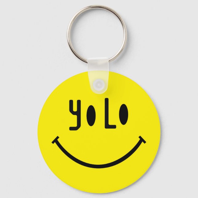 Yolo Face Keychain (Front)